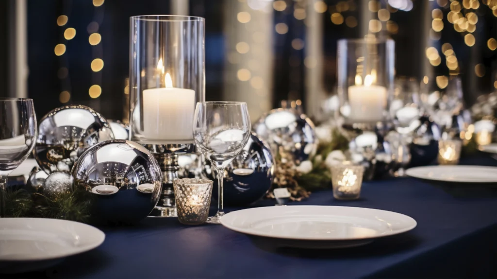 alt= Decoración de Fin de Año para eventos corporativos 